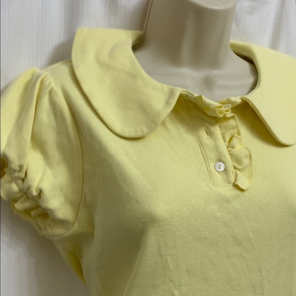 My Mum Made It Polo Mini Dress in Yellow Pleated Peter Pan Collar - Picture 7 of 16